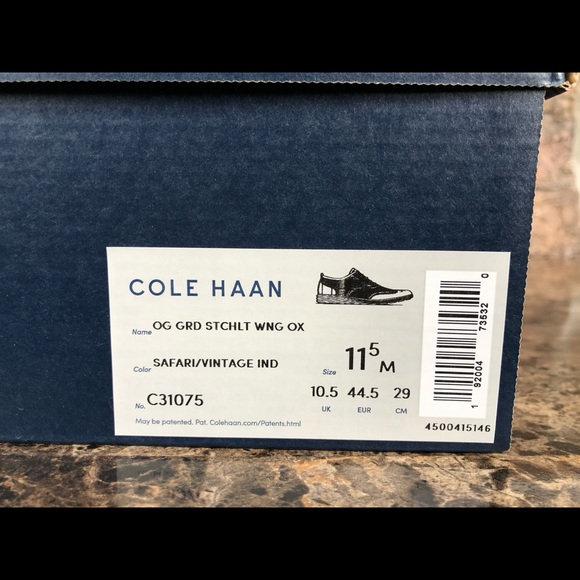 NEW Cole Haan ØriginalGrand Wingtip Oxford -last 1 - Picture 14 of 16